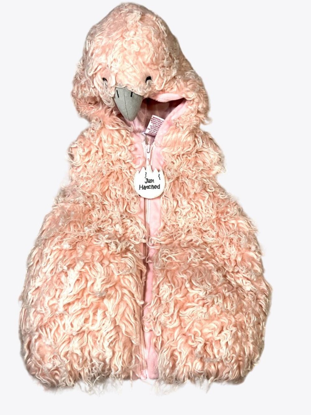 Going Wild Just Hatched Baby Flamingo Bird Costume Size 12 Months